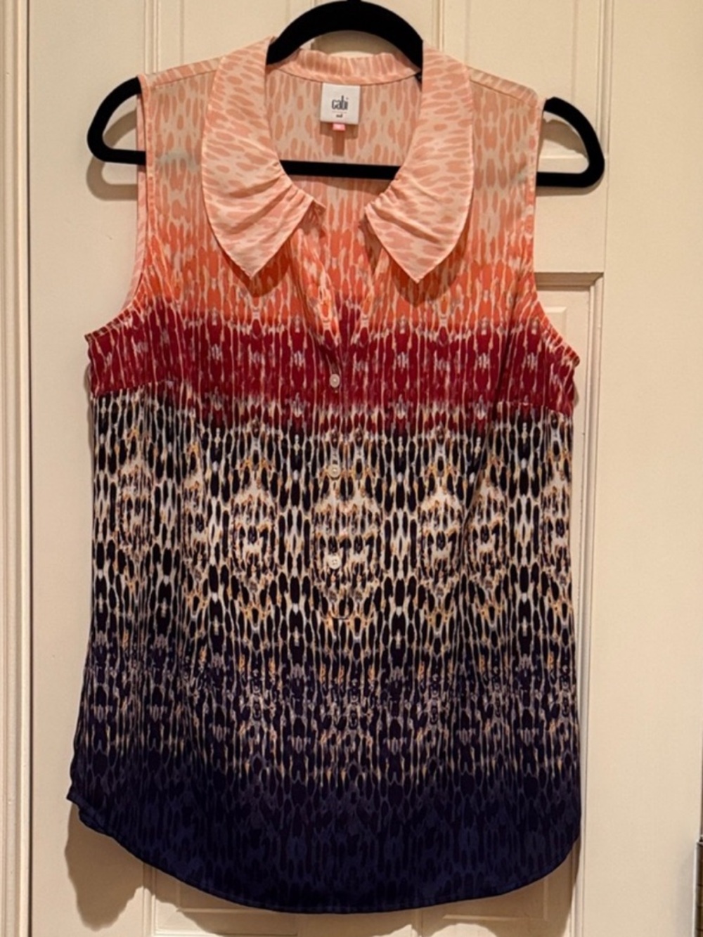 CABI Sleeveless Blouse NWOT